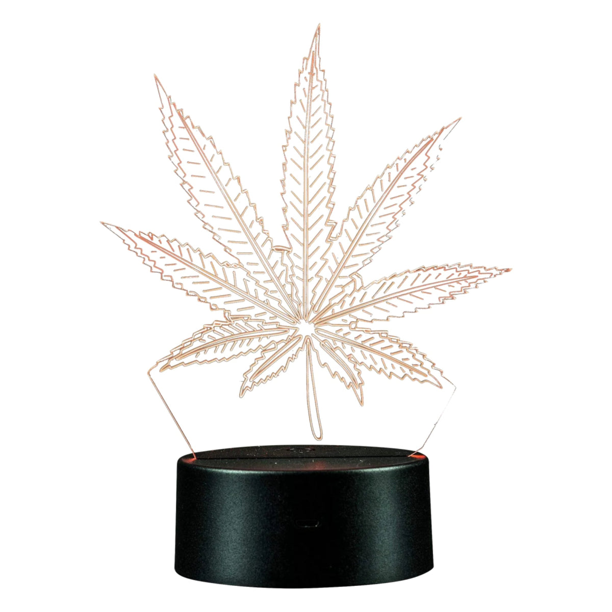 3D Cannabis Leaf Lamp - Mojo Smoke Palaces