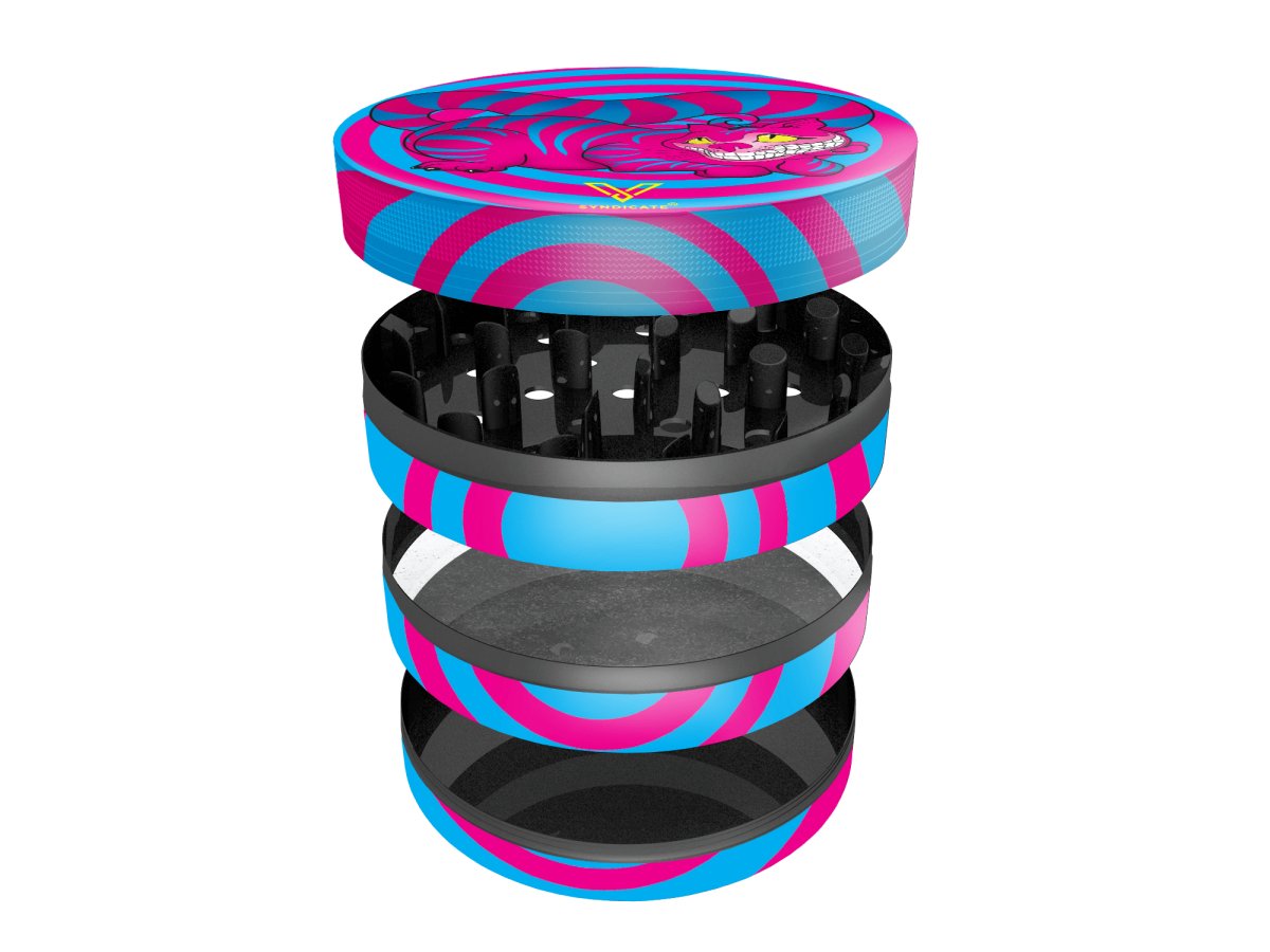 4 - Piece SharpShred 360º Grinder - Mojo Smoke Palaces