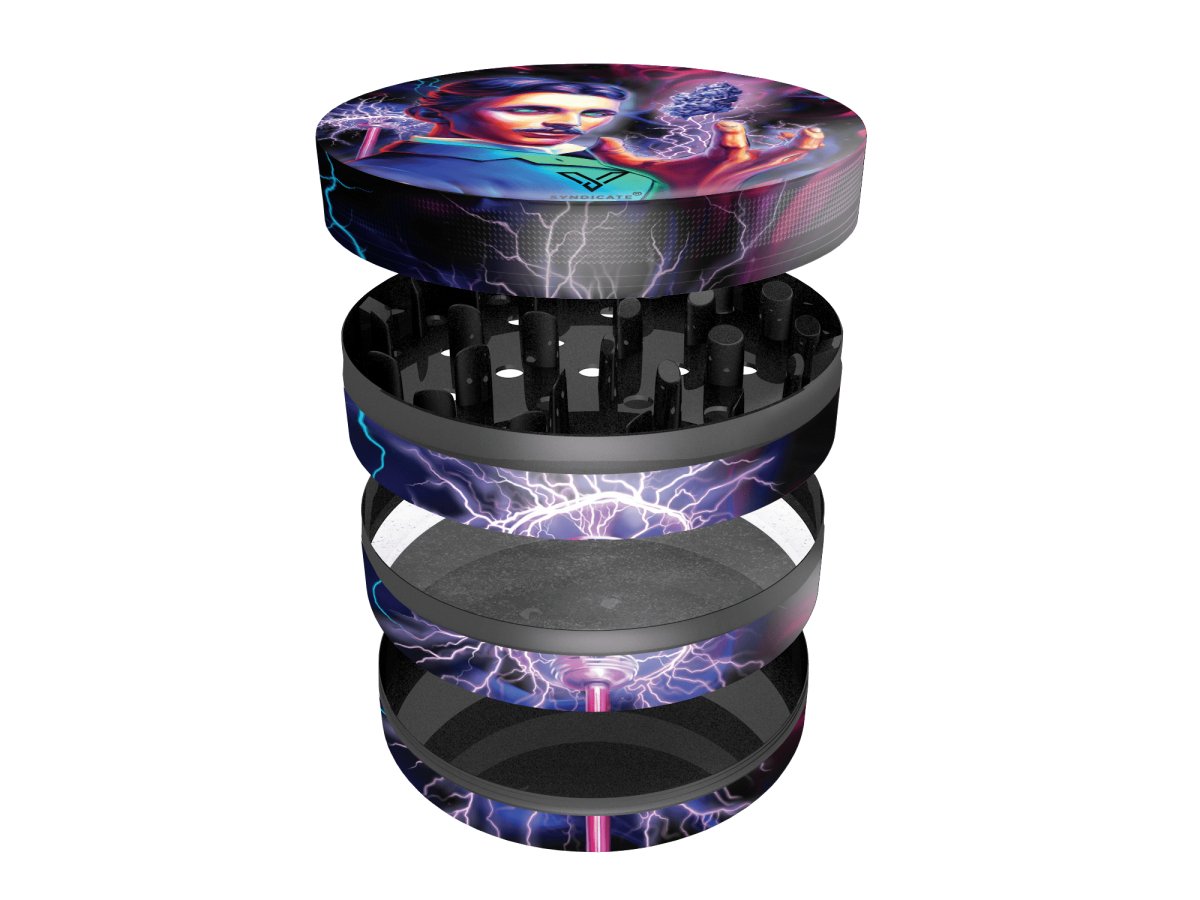 4 - Piece SharpShred 360º Grinder - Mojo Smoke Palaces