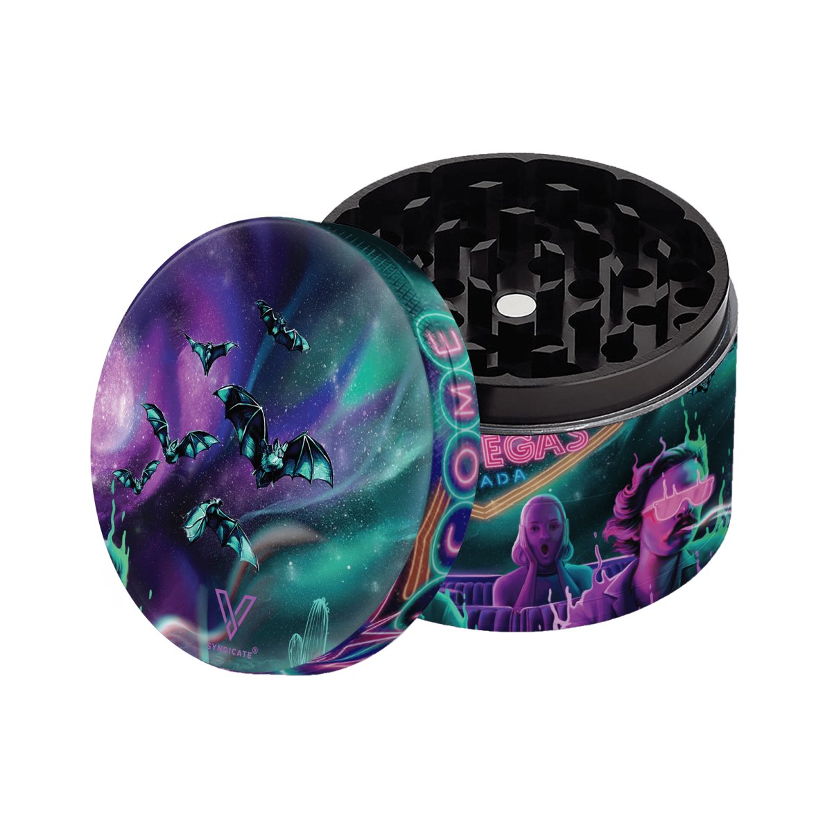 4 - Piece SharpShred 360º Grinder - Mojo Smoke Palaces