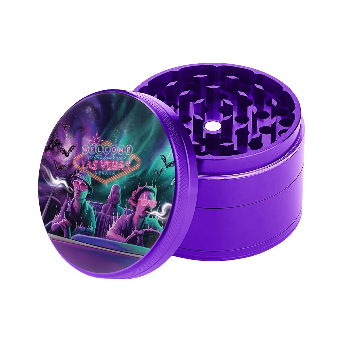 4 - Piece SharpShred Grinder - Mojo Smoke Palaces