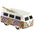 Vintage Hippie Bus Ceramic Ashtray