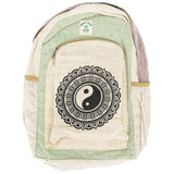 Yin-Yang Mandala Hemp Backpack