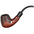 Engraved Bent Brandy Wood Pipe