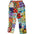 Patchwork Drawstring Pants