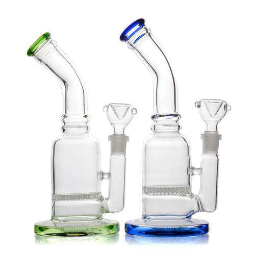 Bent - Neck Honeycomb Bong - Mojo Smoke Palaces