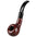 Bent Tomato Wood Pipe - Mojo Smoke Palaces