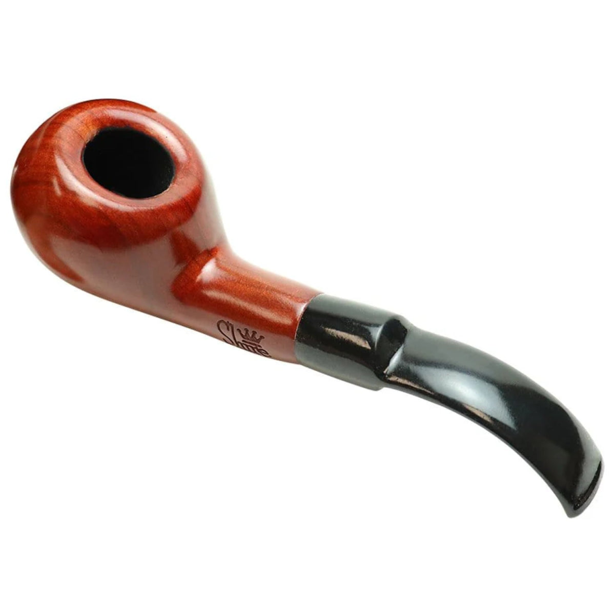 Bent Tomato Wood Pipe - Mojo Smoke Palaces