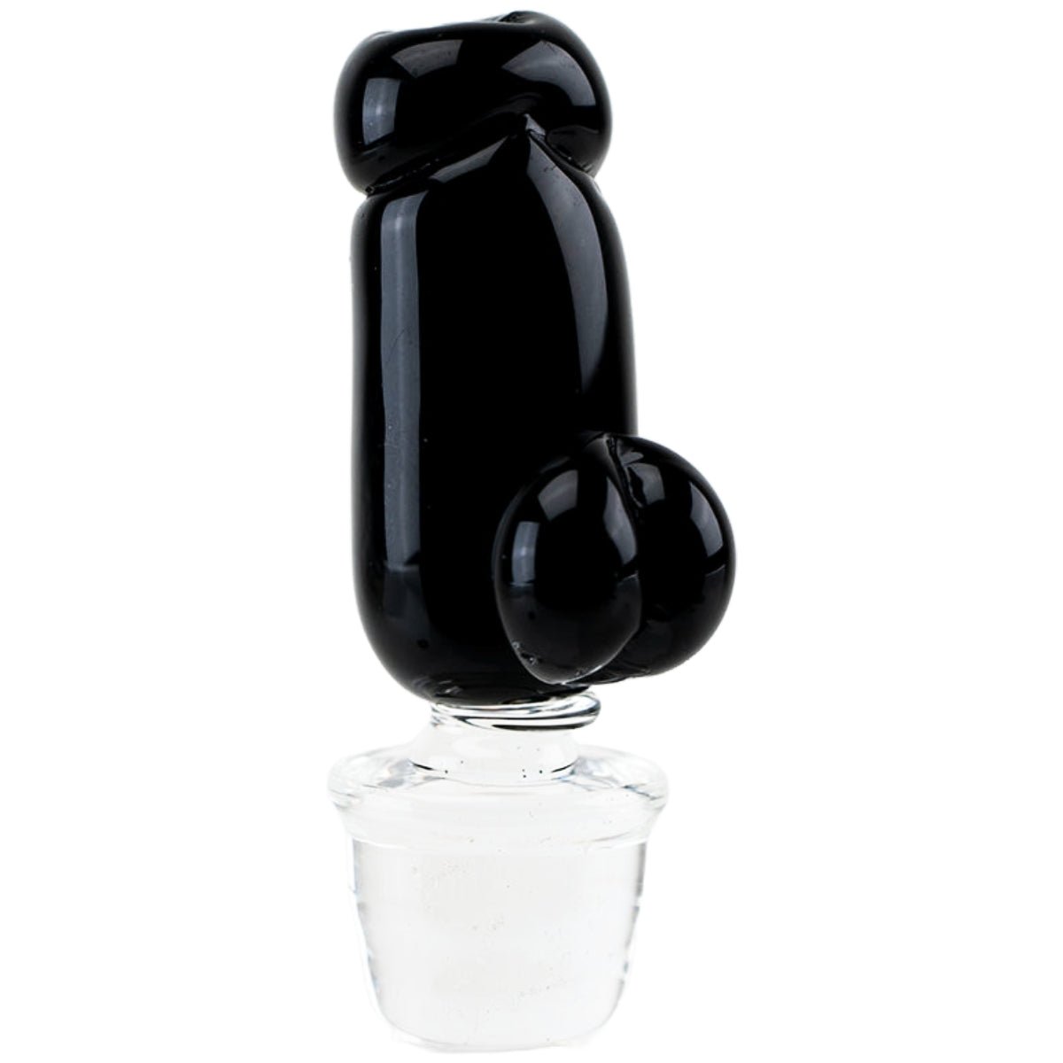 Black Phallus Peak Pro Glass Carb Cap - Mojo Smoke Palaces