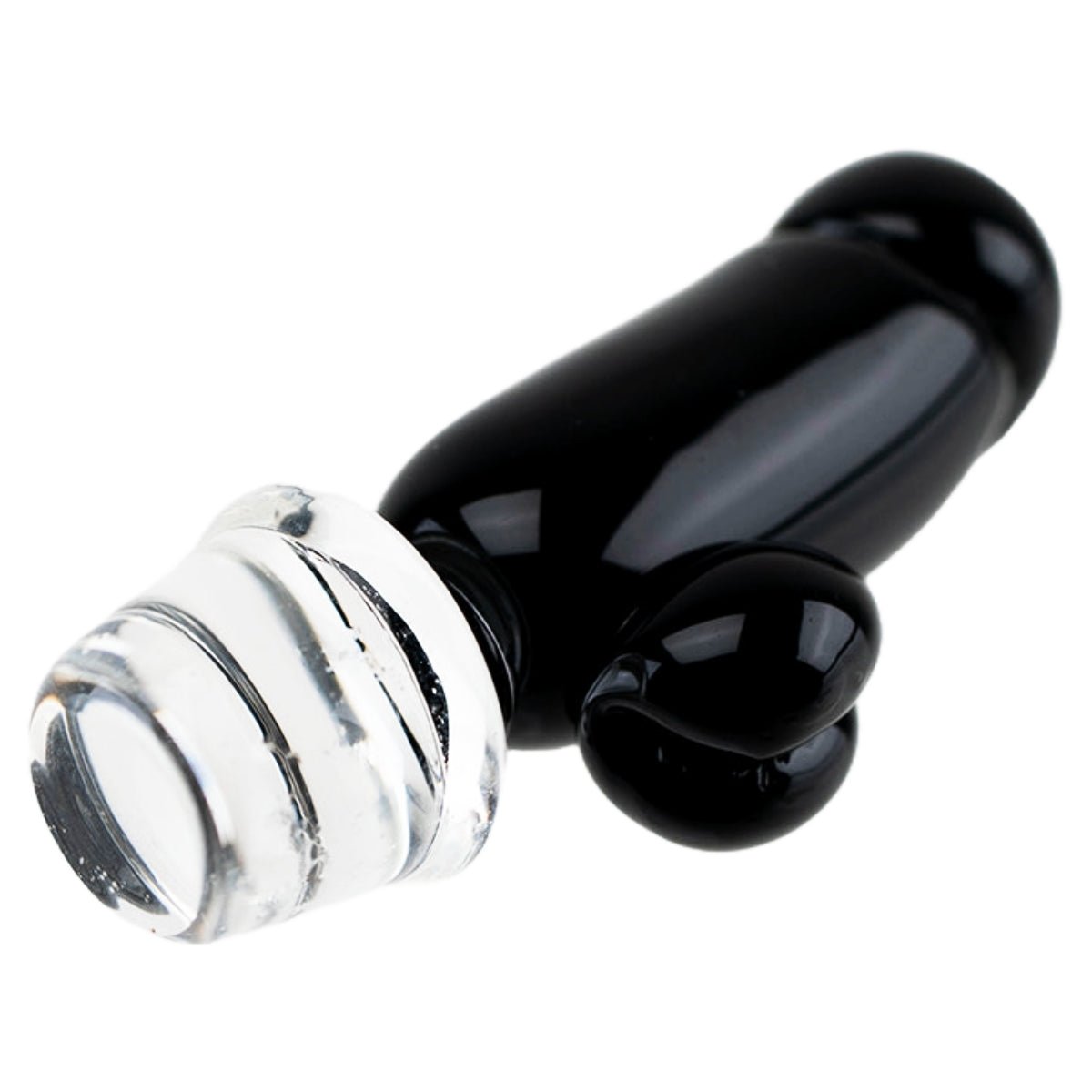 Black Phallus Peak Pro Glass Carb Cap - Mojo Smoke Palaces