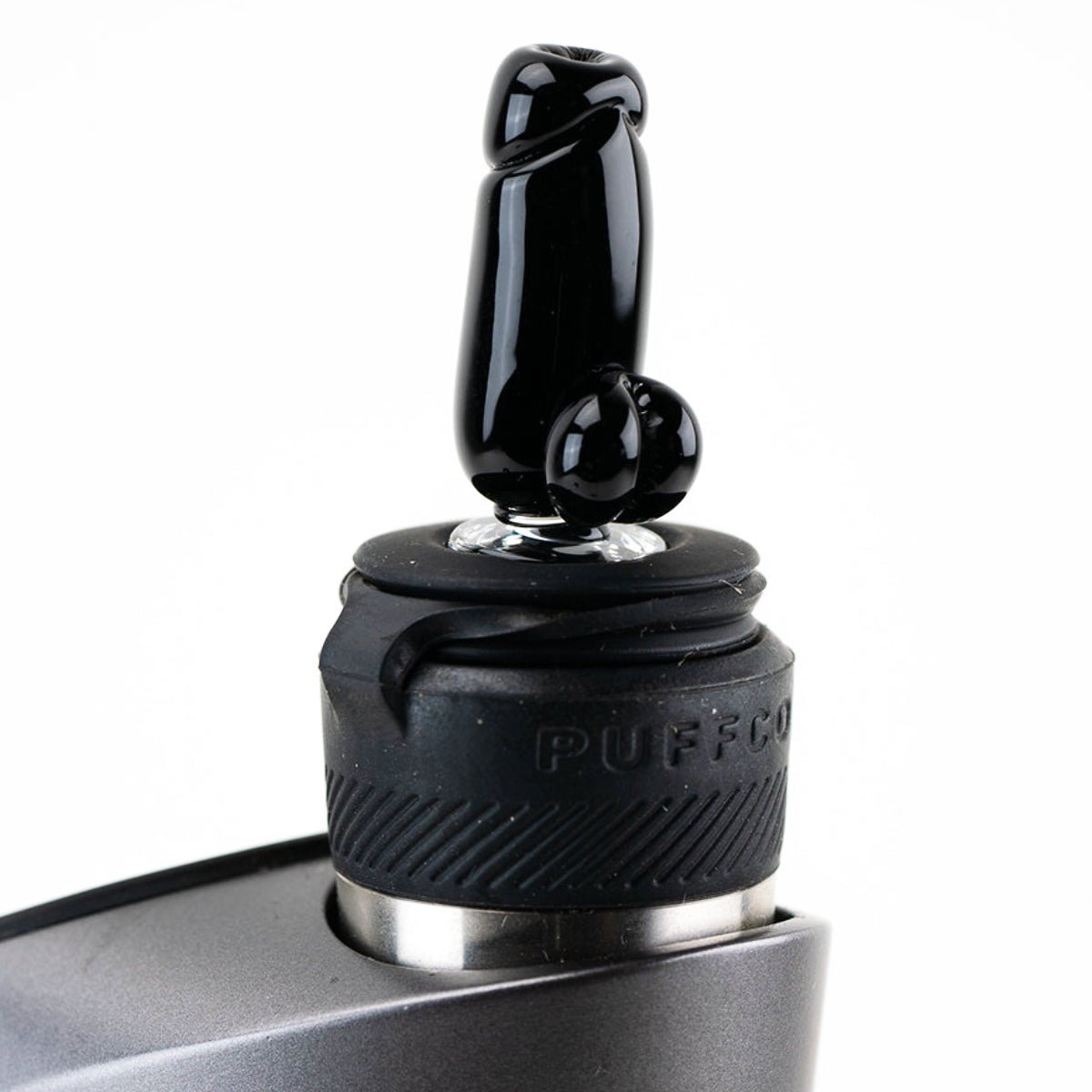 Black Phallus Peak Pro Glass Carb Cap - Mojo Smoke Palaces