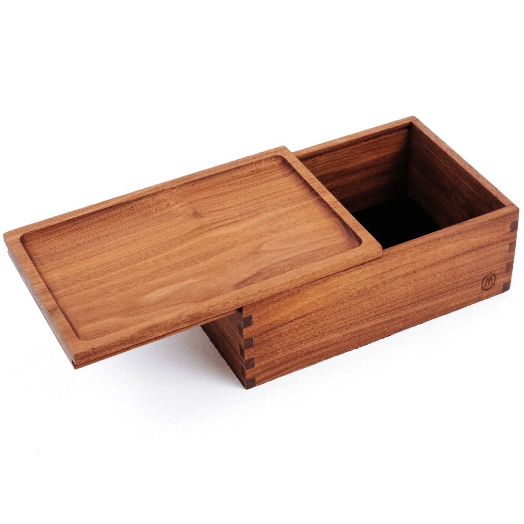 Black Walnut Lock Stash Box - Mojo Smoke Palaces