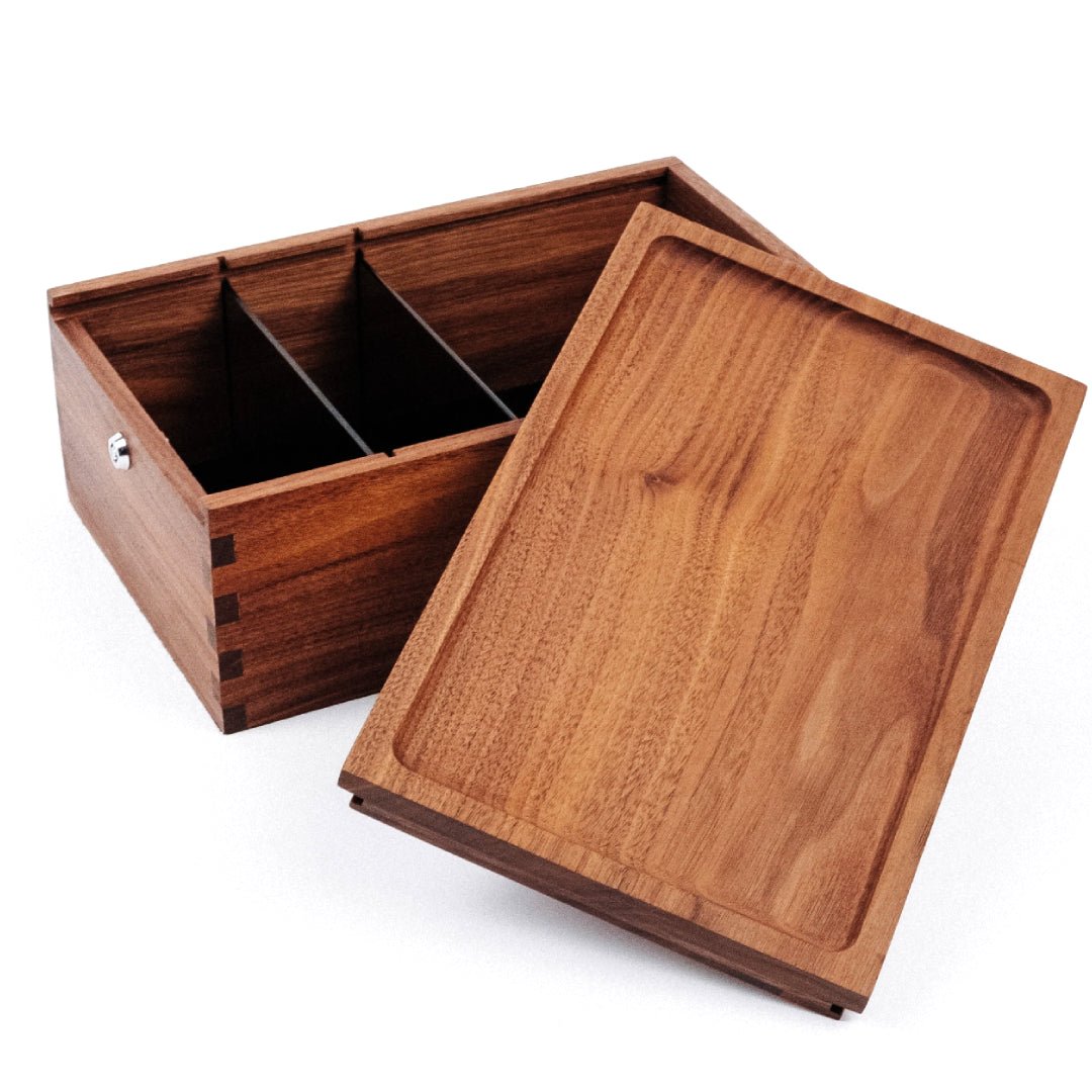 Black Walnut Lock Stash Box - Mojo Smoke Palaces