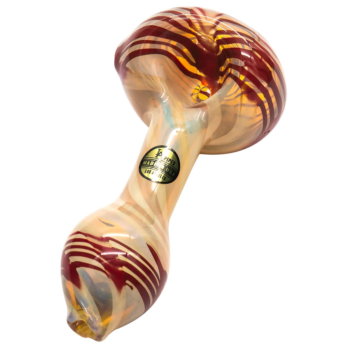 Color - Wrapped Silver - Fumed Spoon Pipe - Mojo Smoke Palaces