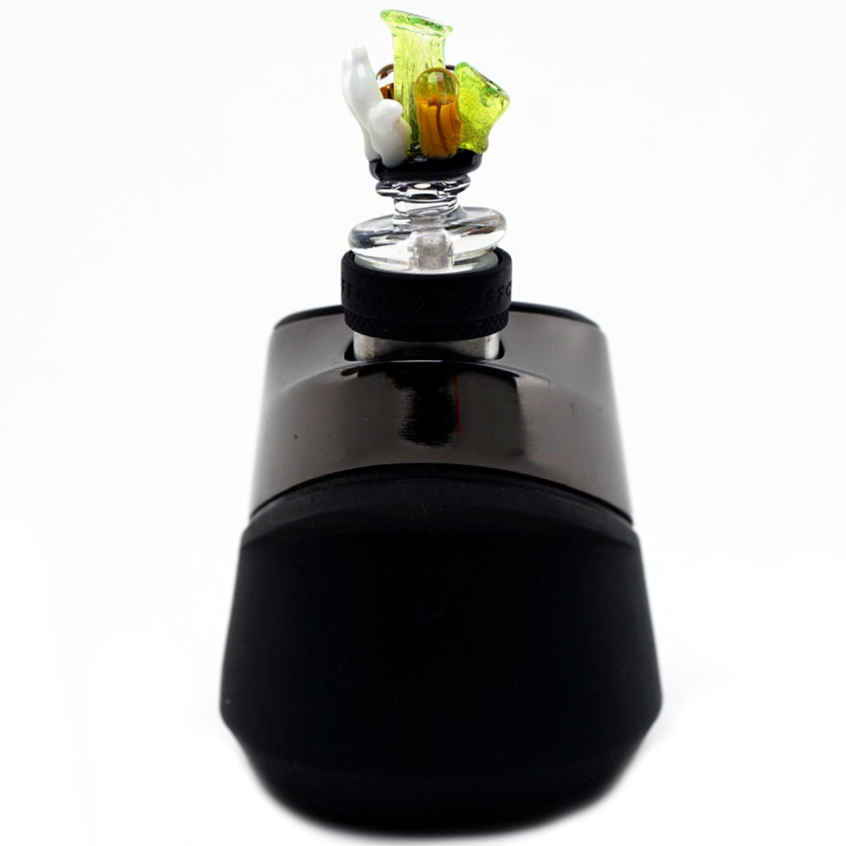 Coral Reef Peak Glass Carb Cap - Mojo Smoke Palaces