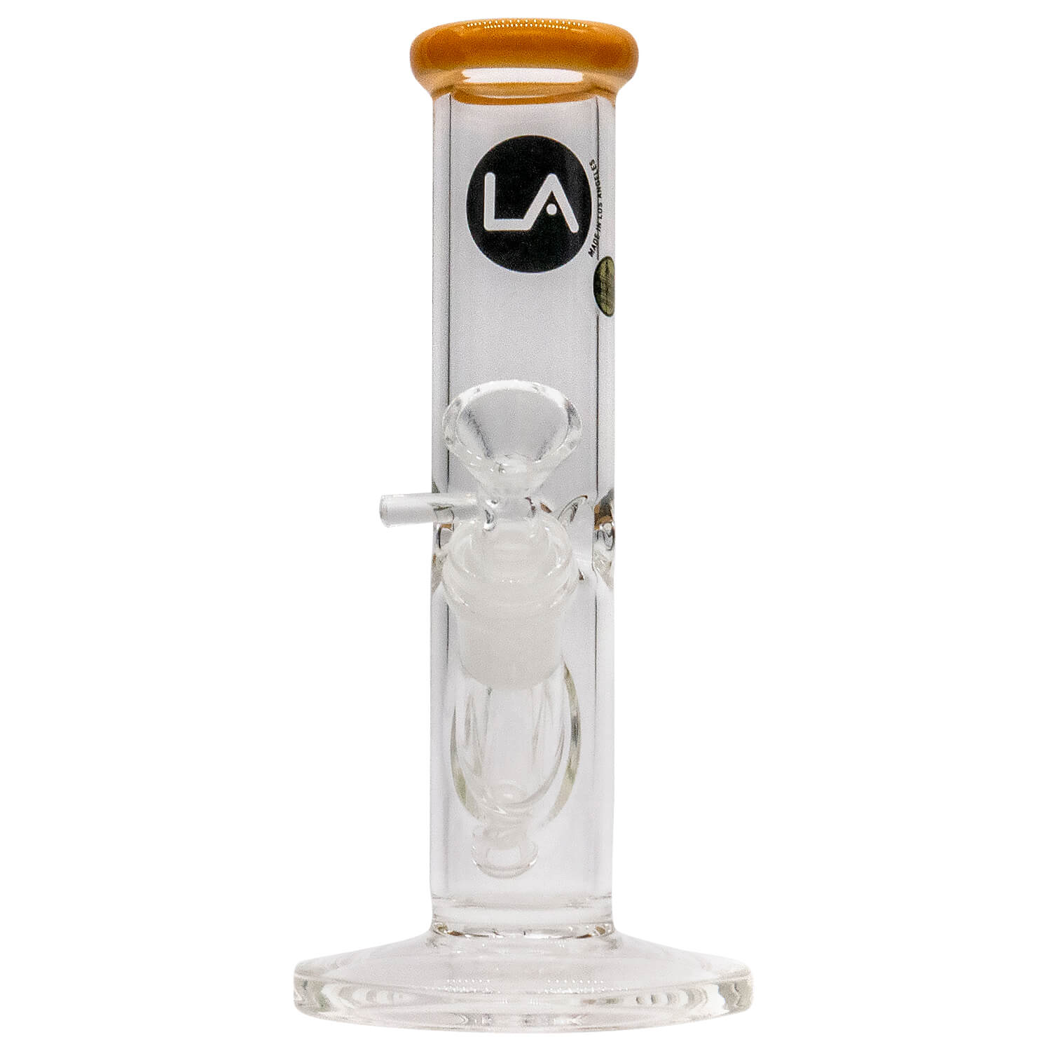 8" Color-Top Straight-Shooter Bong