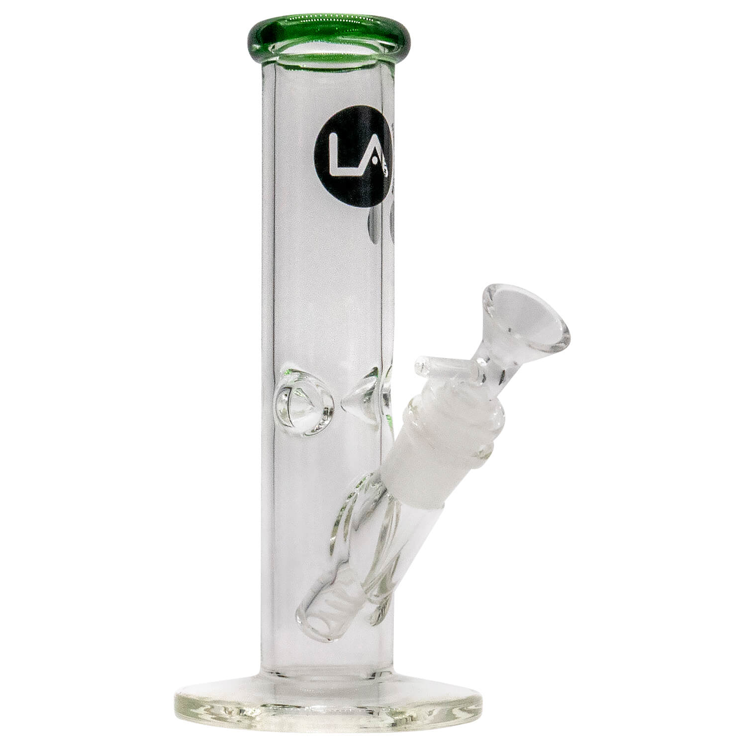 8" Color-Top Straight-Shooter Bong